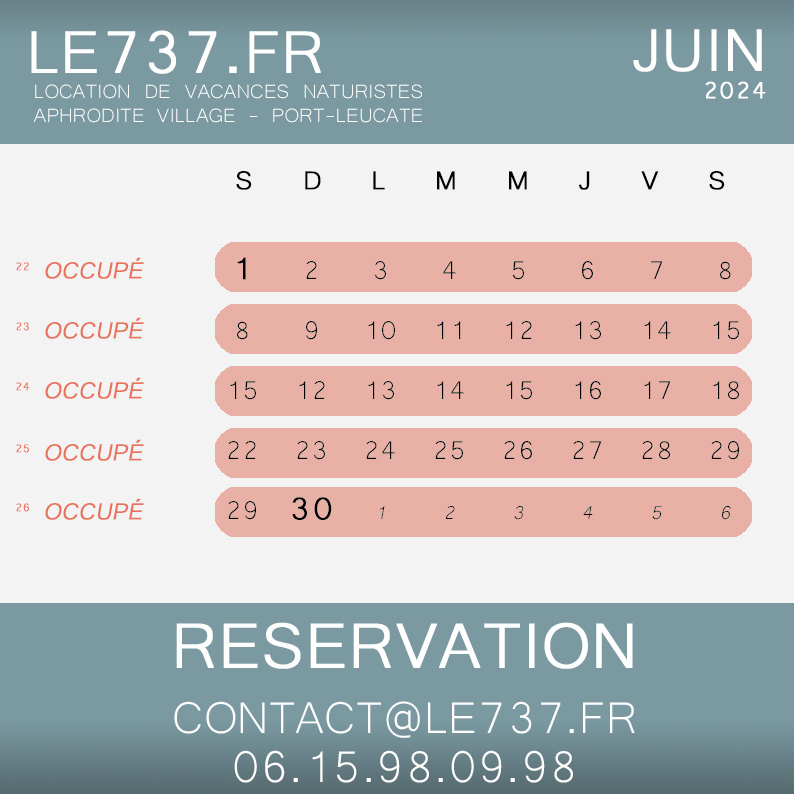 Reservation 737 juin2024